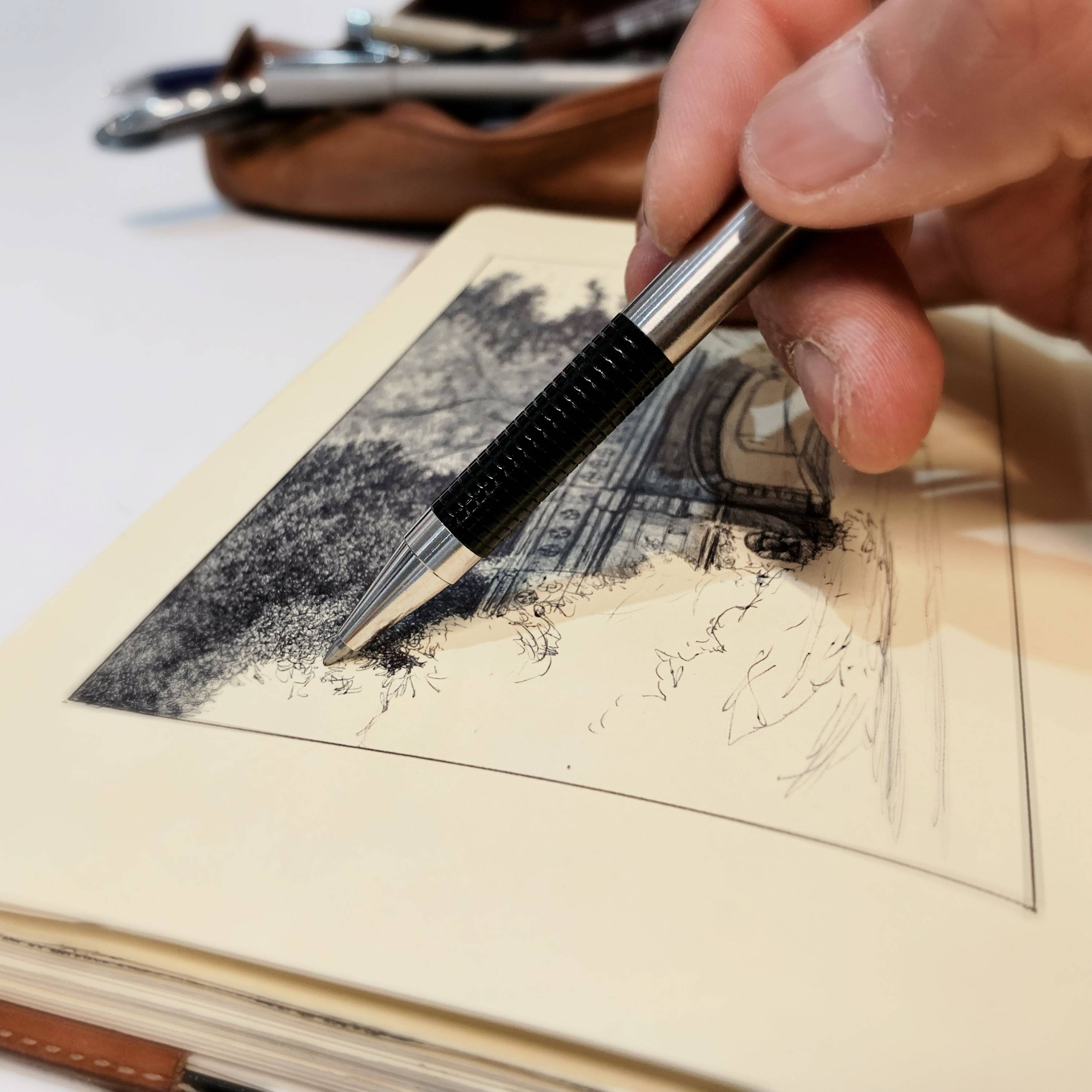 Sketchbook drawing by Luis Colan