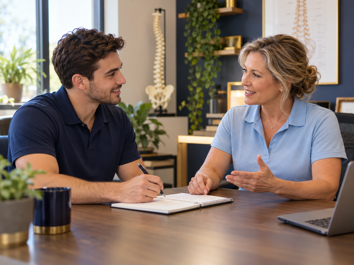 associate doctor chiropractic career illustration
