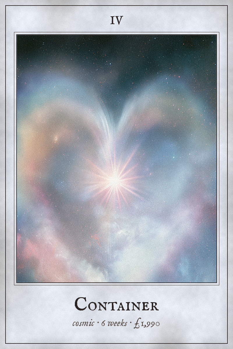 The Cosmic Container card