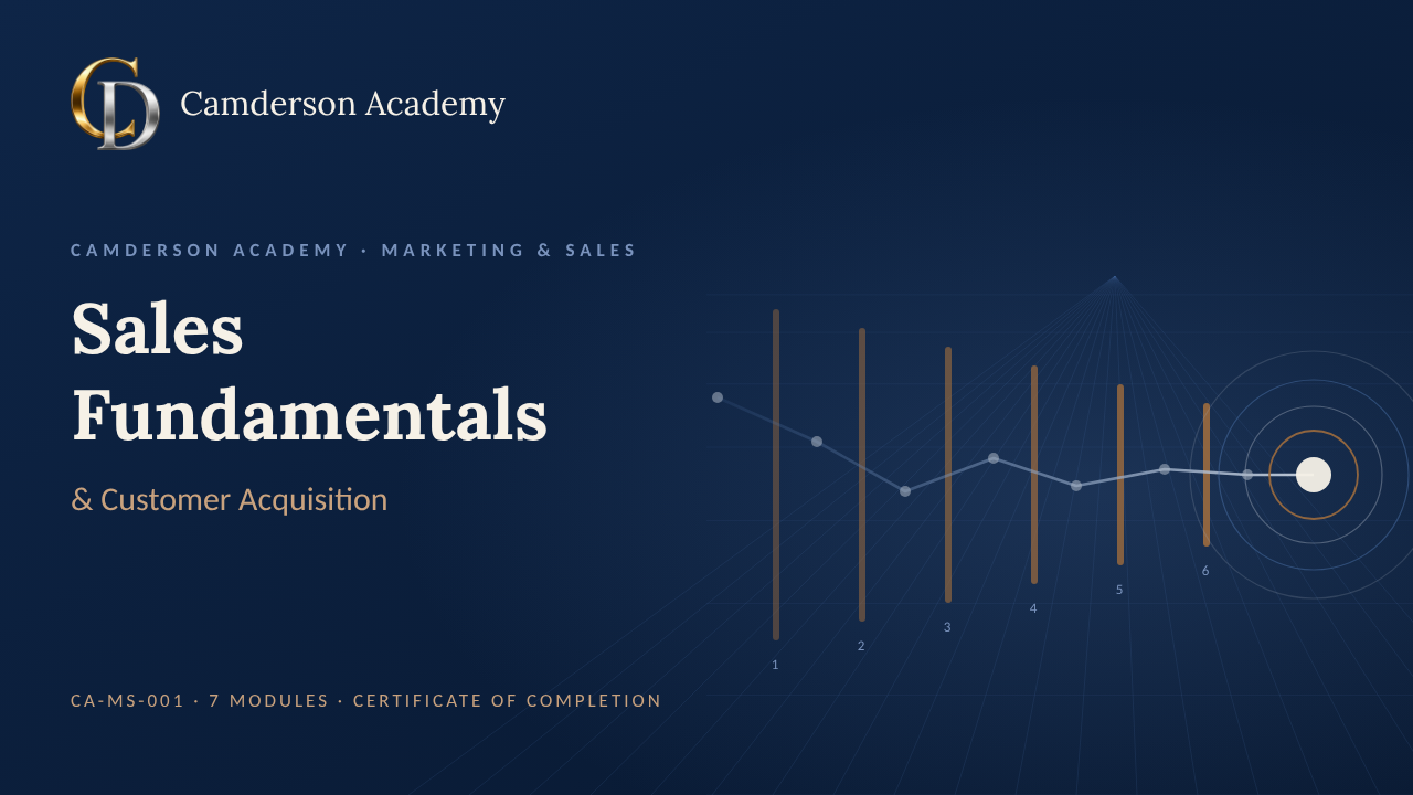 Sales Fundamentals & Customer Acquisition course cover