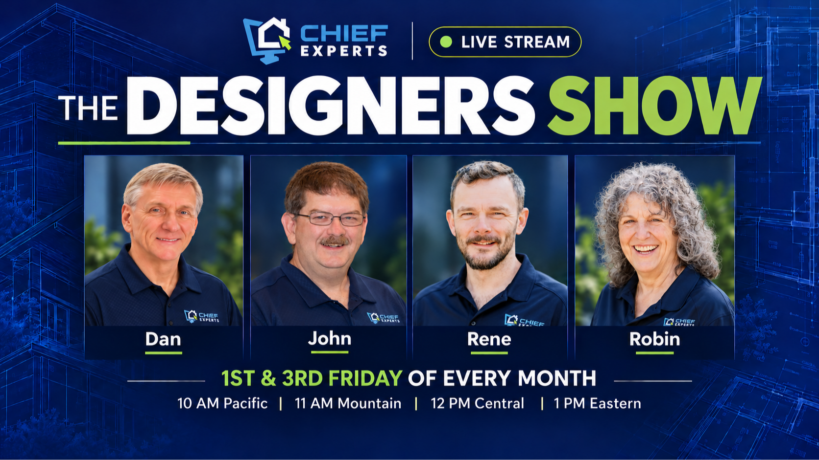 The Designers Show live with Chief Experts