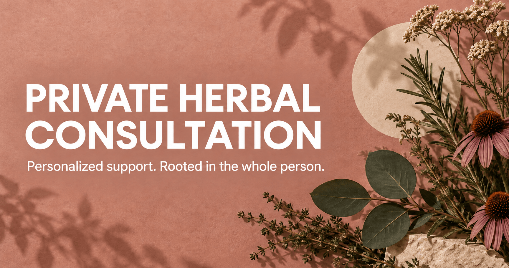 Selima Iwilla Harleston Lust showing fresh herbs outdoors