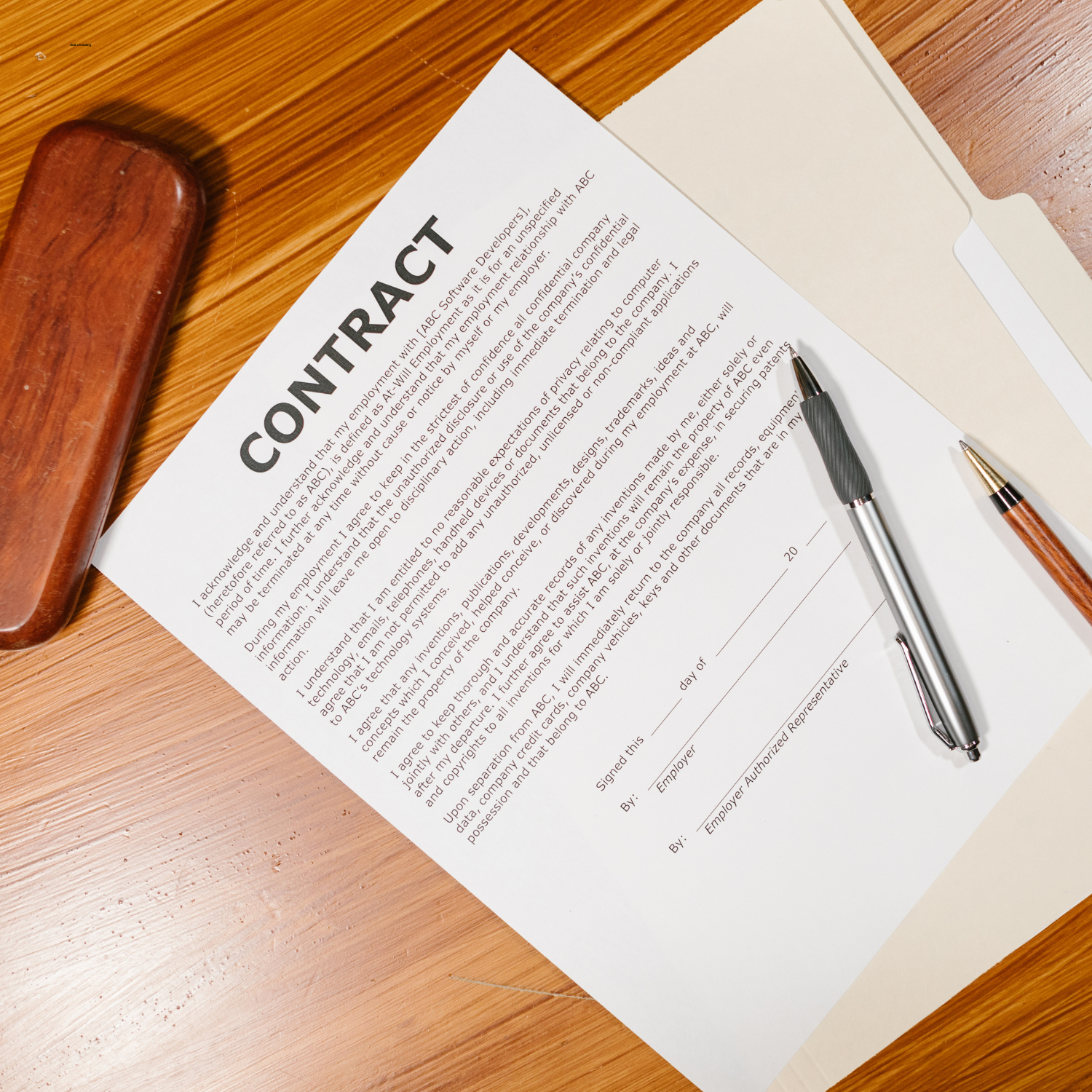 Legal terms in plain English