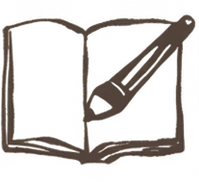 Hand-drawn open book symbol for Educators and Schools