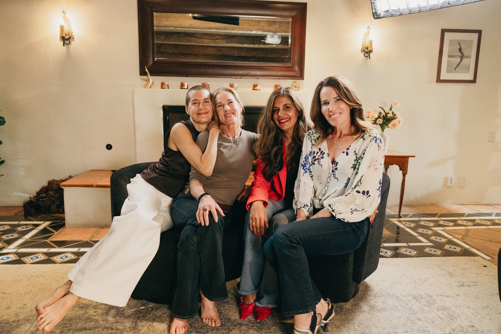 Women gathering for conversation and connection