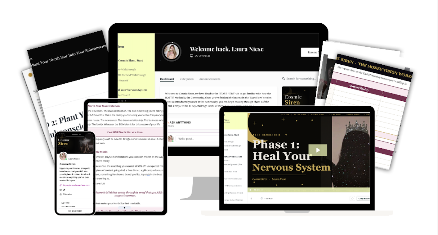 Cosmic Siren membership portal