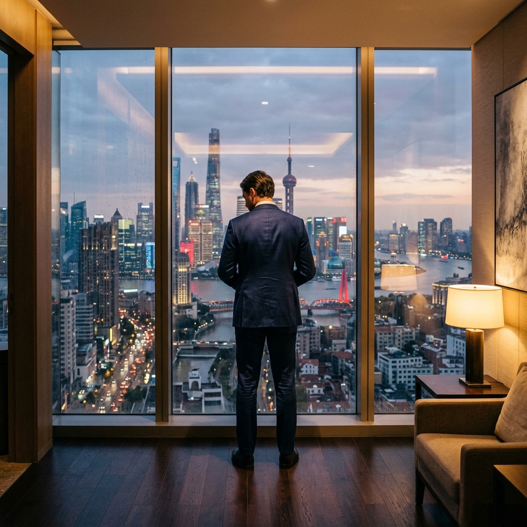 Executive Coaching — man at city window