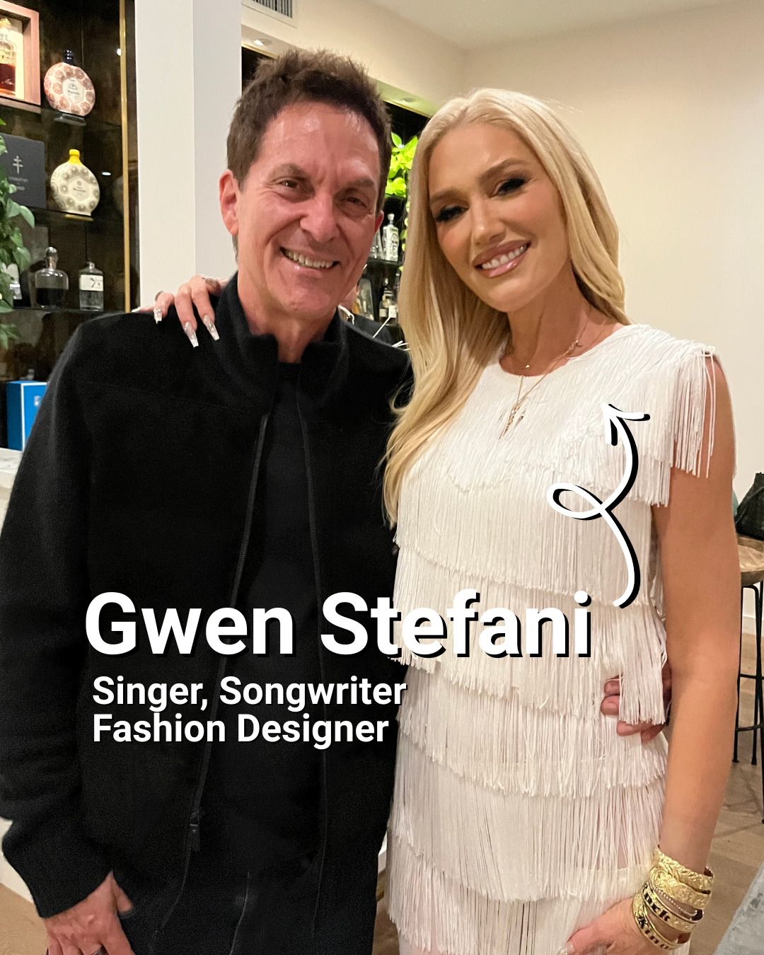 Roger Love with Gwen Stefani