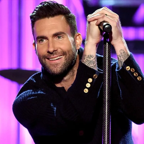 Roger Love with Adam Levine