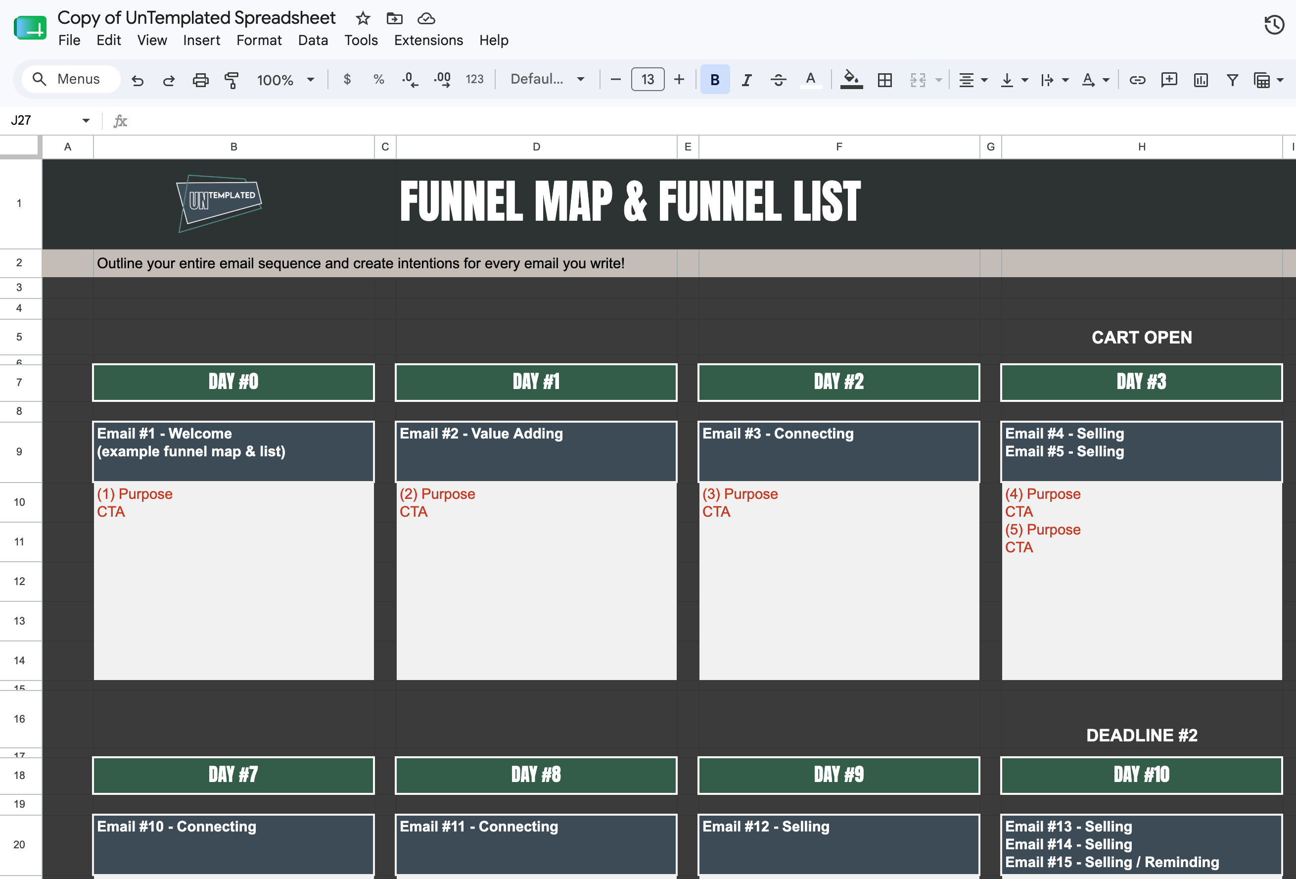 Funnel Map & List Workbook