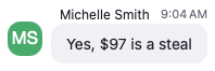 Michelle Smith testimonial