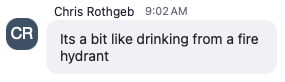 Testimonial from Chris Rothgeb