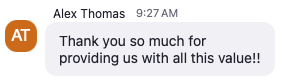 Testimonial from Alex Thomas