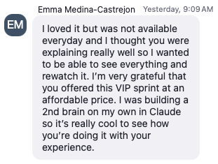 Emma Medina-Castrejon testimonial