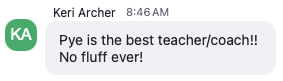 Testimonial from Keri Archer