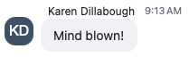 Testimonial from Karen Dillabough