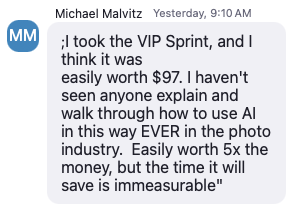 Michael Malvitz testimonial