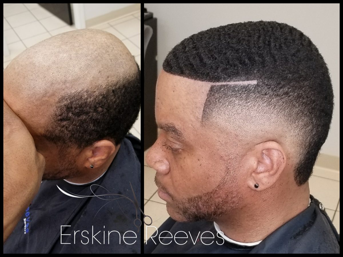 ManWeave before and after transformation by Erskine Reeves