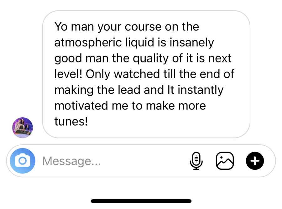Message from a DNB Academy student about the program