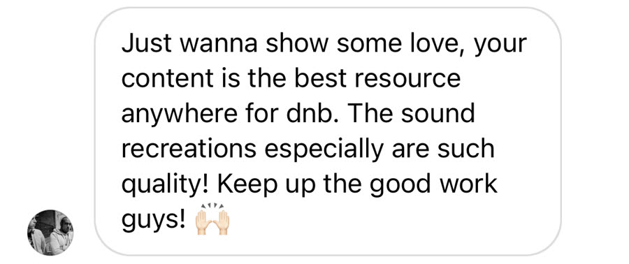 Message from a DNB Academy student about the program