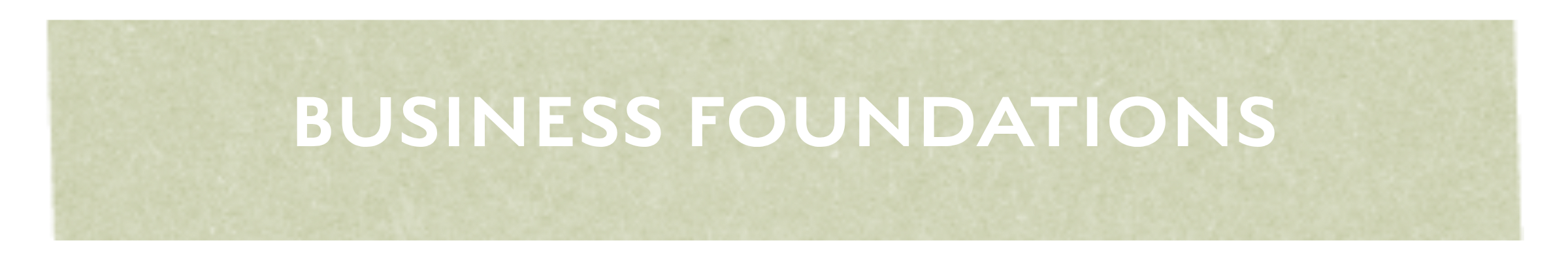 Business Foundations