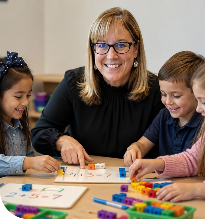 Tracey Bryant Stuckey teaching students