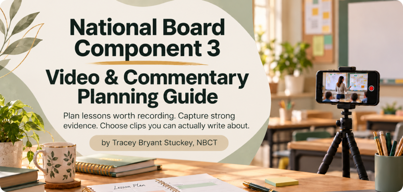 National Board Component 3 Video & Commentary Planning Guide