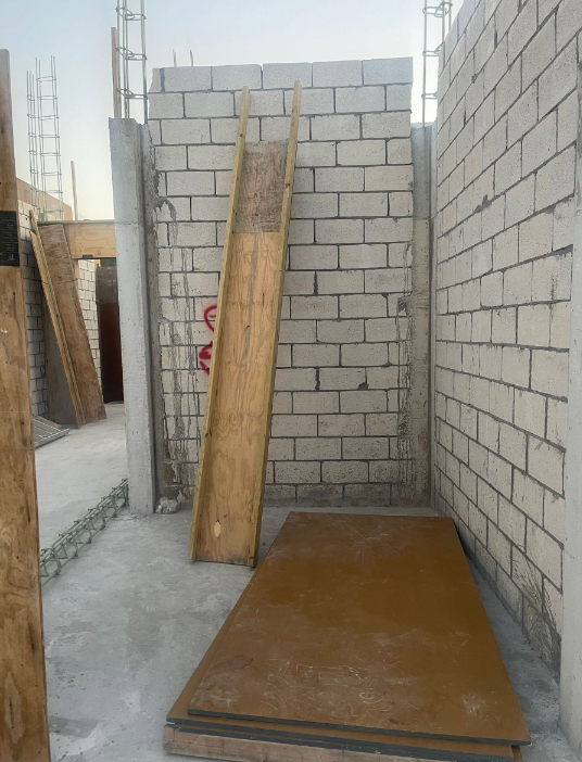 A secret place chosen before the walls were finished