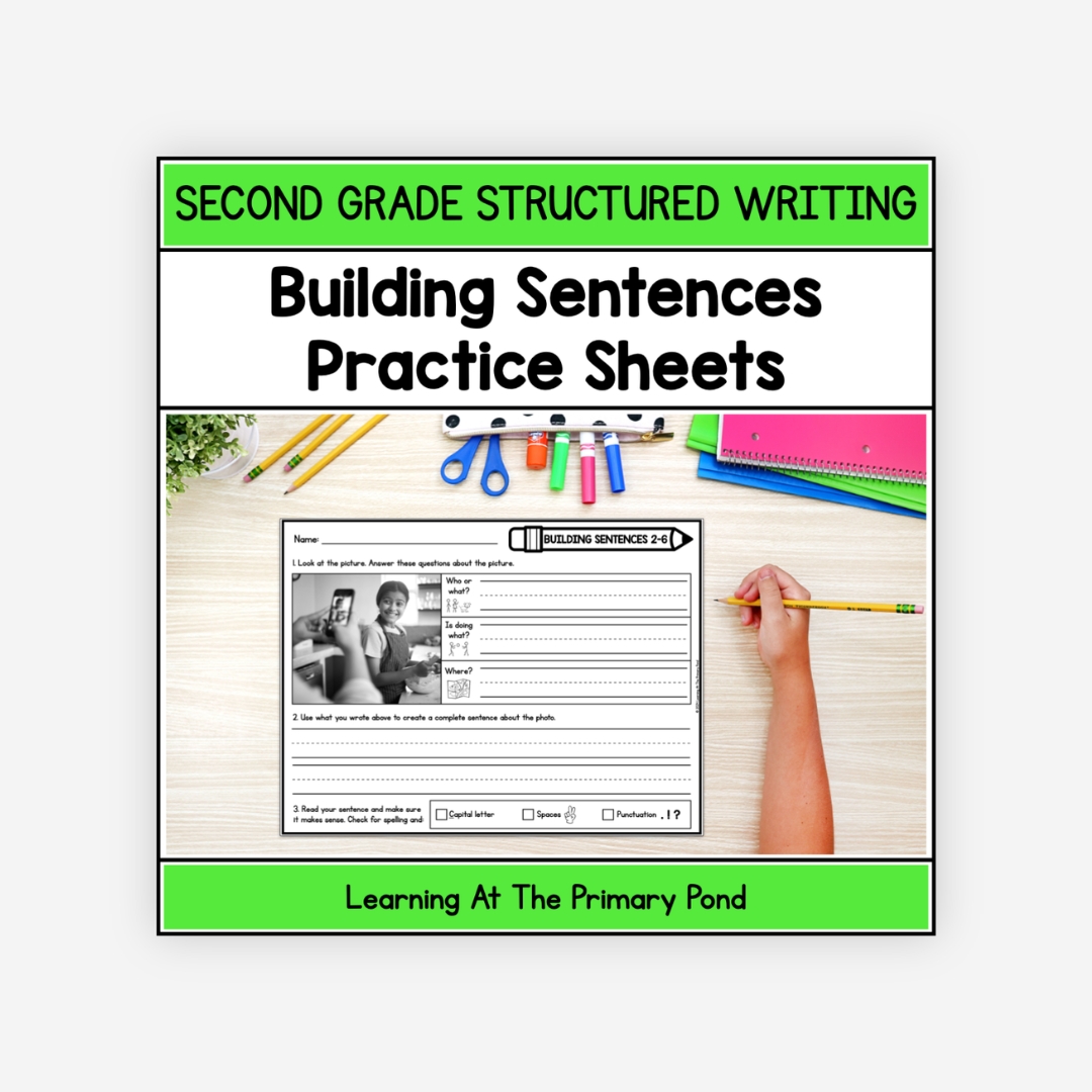 Preview of Sentence Writing Practice for 2nd Grade