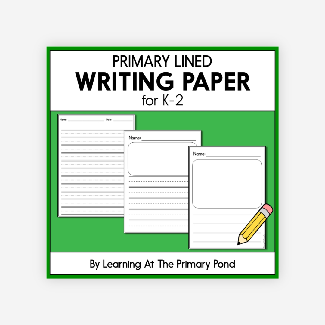 Preview of Primary Lined Paper for Writing