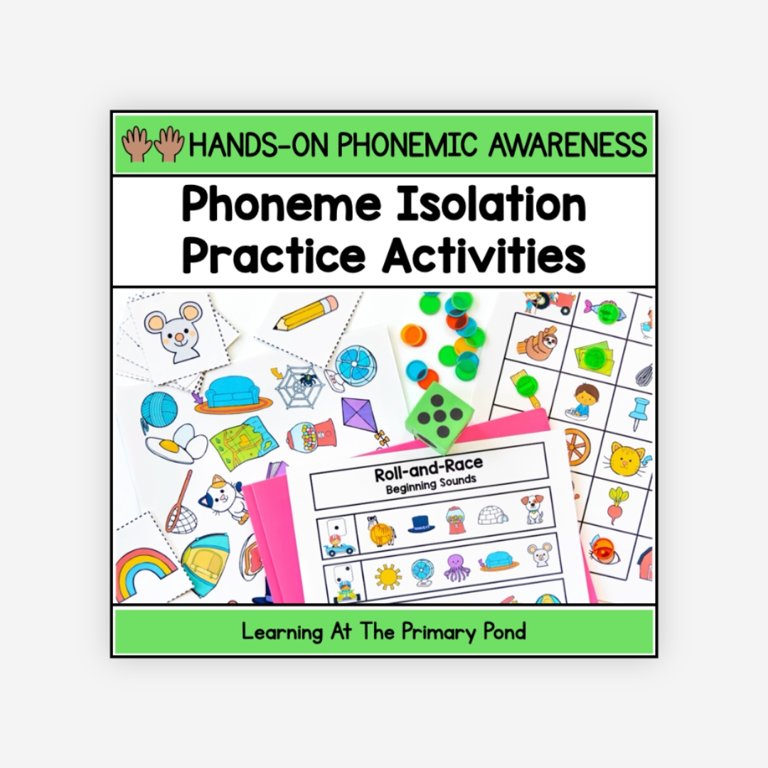 Preview of Phoneme Isolation Activities: Hands-On Phonemic Awareness
