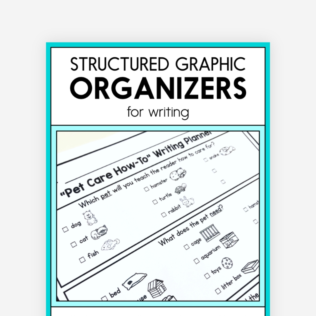 Preview of Writing Graphic Organizers K-2 Bundle