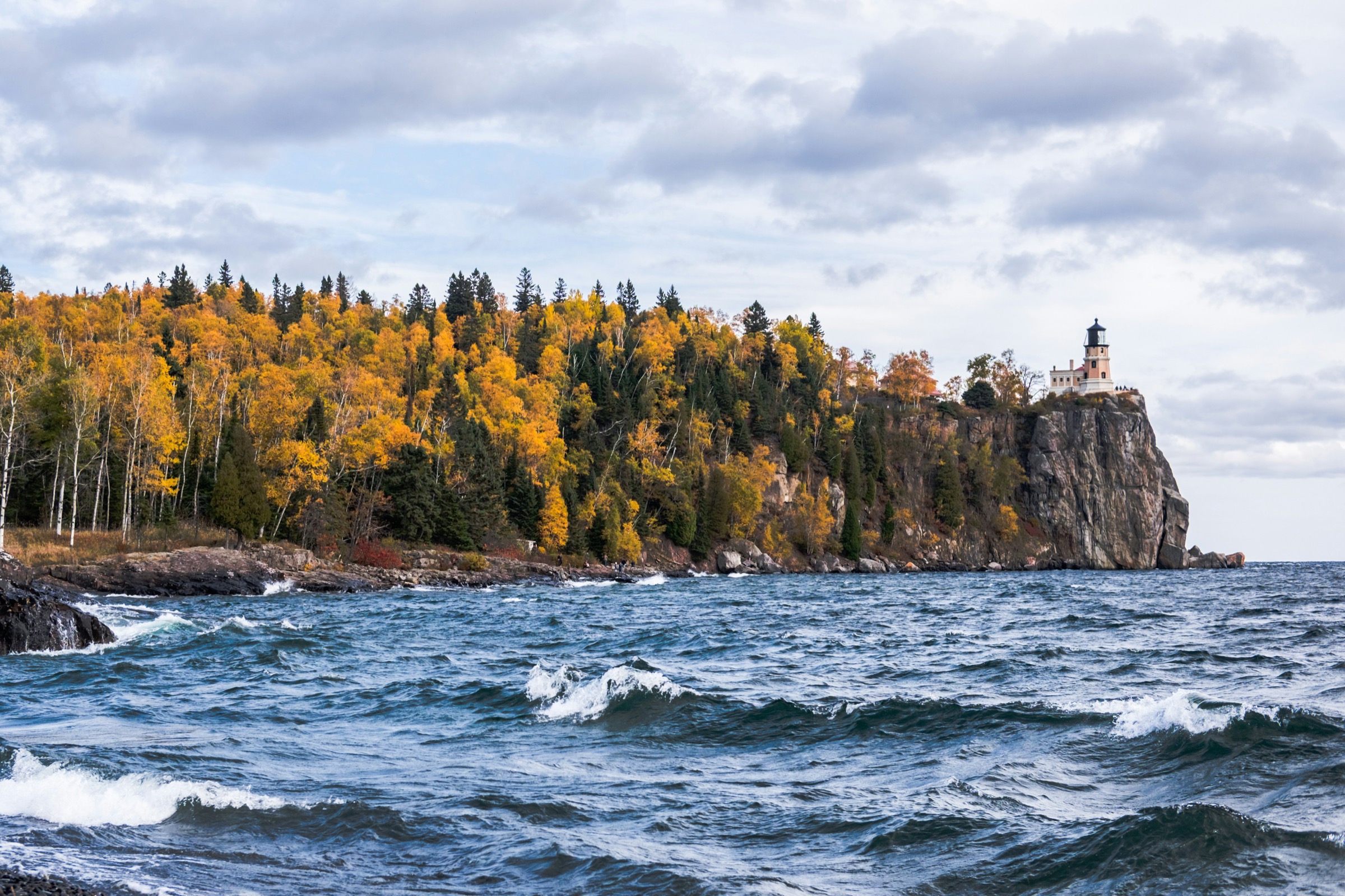 Minnesota lake at the north shore