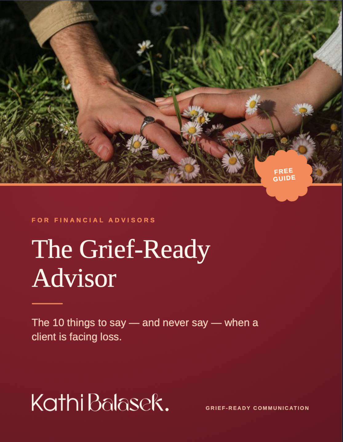 The Grief-Ready Advisor — free guide for financial advisors