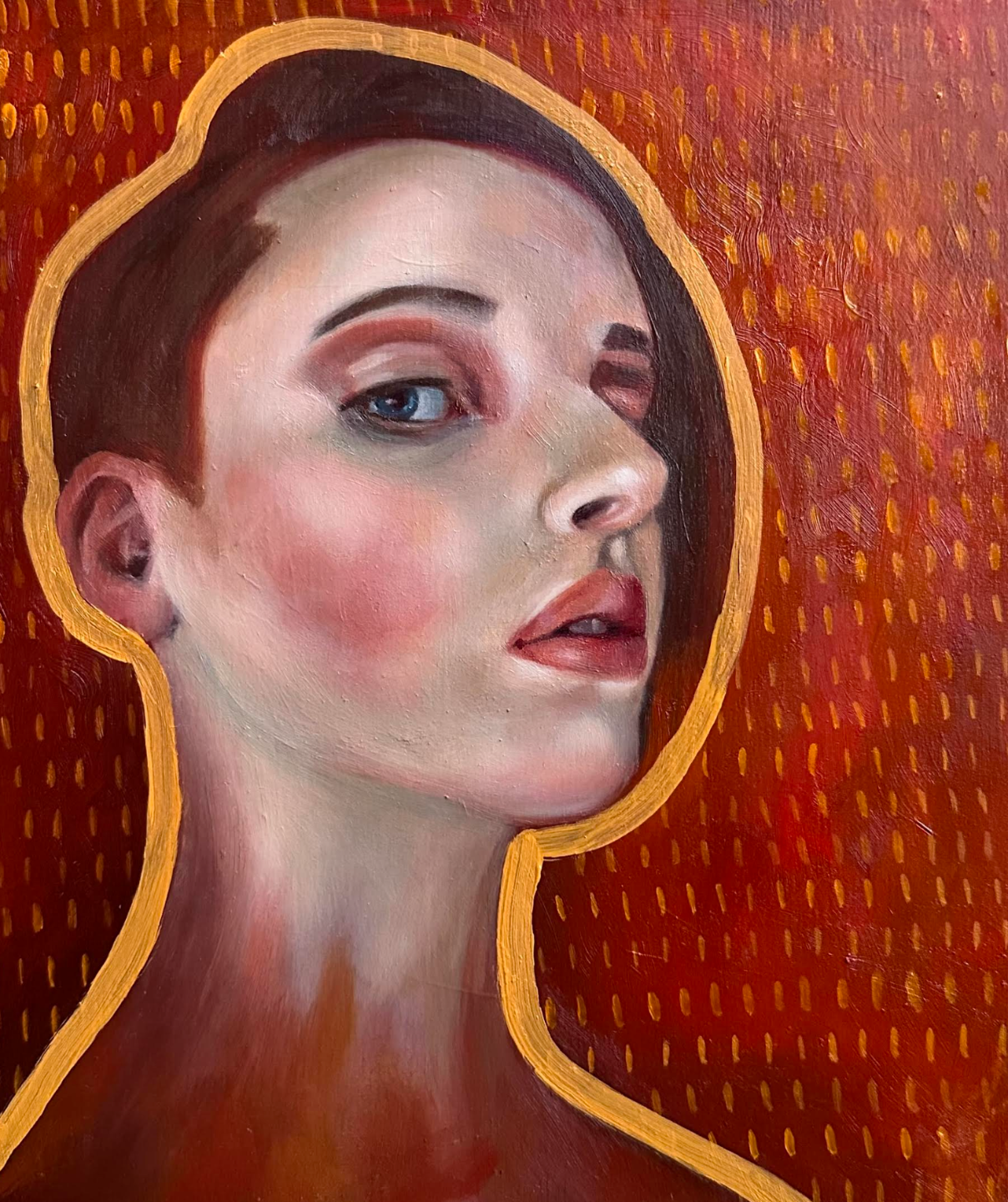 Painting by Nathalie Fortier